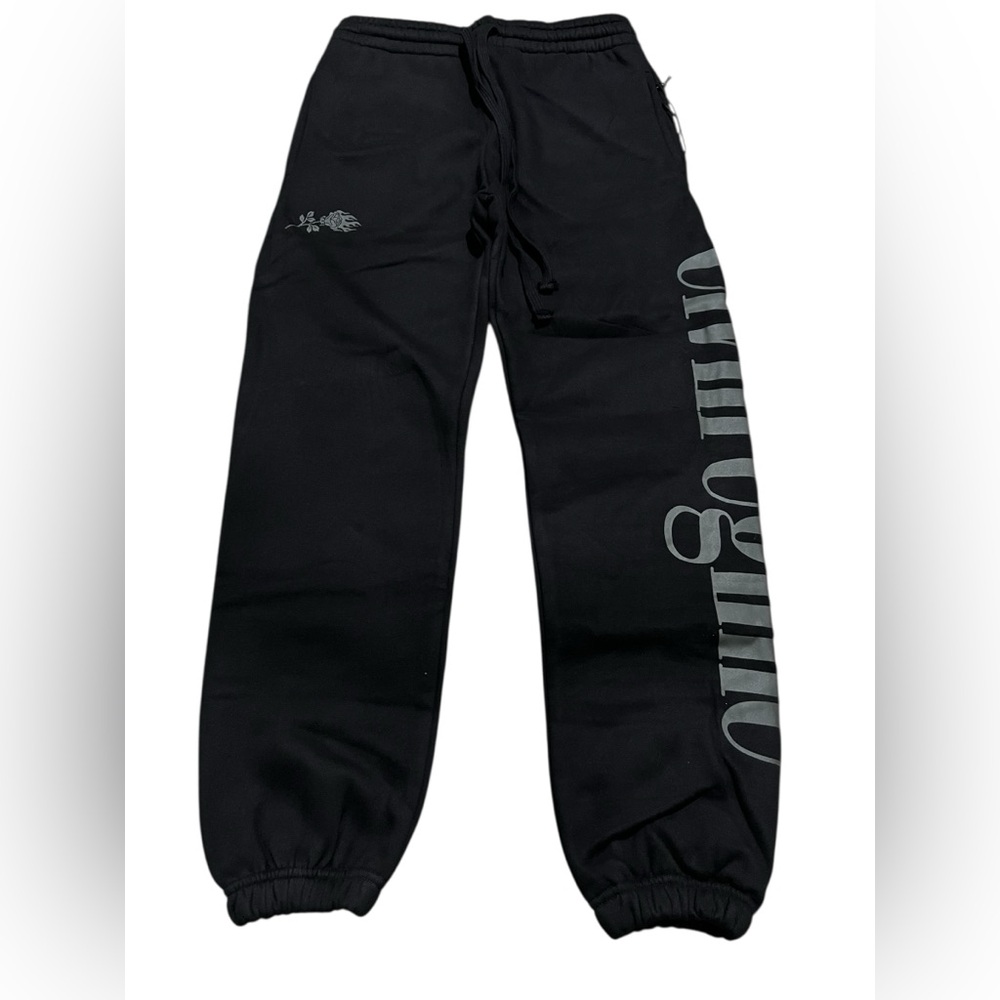 Civil Regime concrete cozy joggers sweatpants‎ men’s size small black graphic